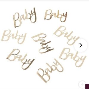 Ginger Ray Oh Baby Gold Confetti